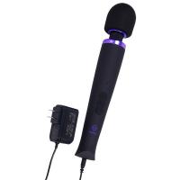 Черный жезловый вибромассажёр Merci Power Wand
